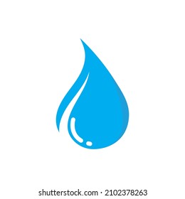 plantilla de diseño de ilustraciones vectoriales de icono de caída de agua