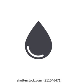 water drop icon , vector illustration