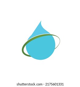 Water drop icon vector illustration design template
