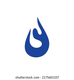 Plantilla de diseño de ilustración de vector de icono de caída de agua