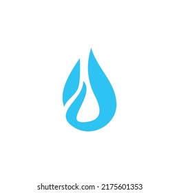 Water drop icon vector illustration design template