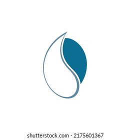 Water drop icon vector illustration design template