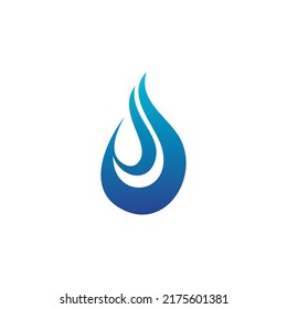 Water drop icon vector illustration design template