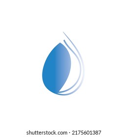 Water drop icon vector illustration design template