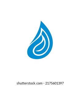 Water drop icon vector illustration design template
