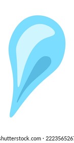 Icono de gota de agua. Ilustración del vector