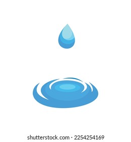 icono de caída de agua. ilustración vectorial