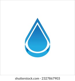 water drop icon vector illustration logo design