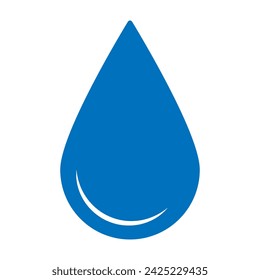 Water drop icon. Vector illustration, EPS10
