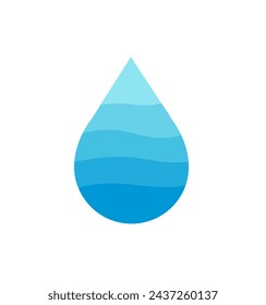 Water drop icon vector illustration