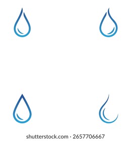 Icono de Ilustración vectorial de gota de agua
