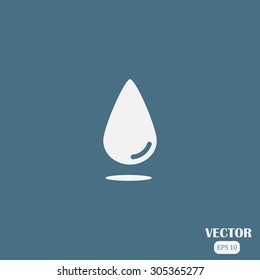 Water drop icon .Vector illustration