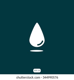 Water drop icon .Vector illustration