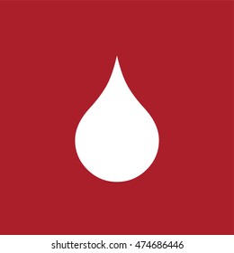 Water drop icon. Vector illustration