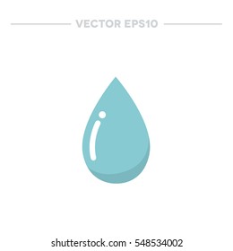 water drop icon. vector illustration