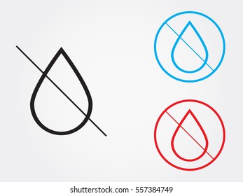 water, drop, icon, vector illustration eps10
