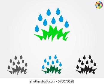 water, drop, icon, vector illustration eps10
