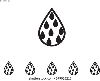 water, drop, icon, vector illustration eps10
