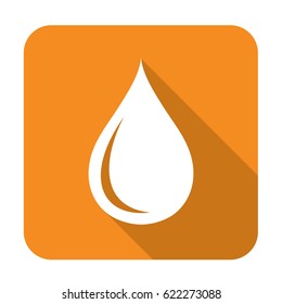 Water drop icon. Vector illustration