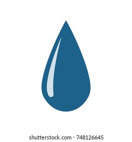 water drop icon vector illustration