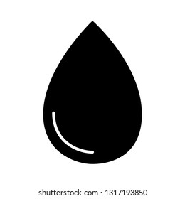 Water drop icon vector isolated on white background. Water drop icon for web site, app, logo and design template. Creative art concept, vector illustration