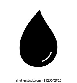 Water drop icon vector isolated on white background. Water drop icon for web site, app, logo and design template. Creative art concept, vector illustration