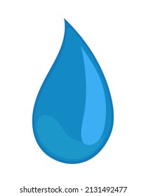 vector de icono de caída de agua aislado