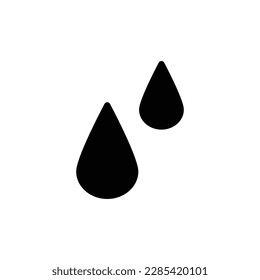 water drop icon vector liquid sign