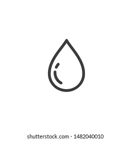water drop icon vector logo template