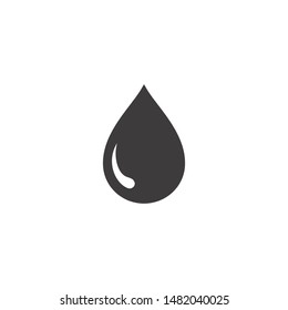 water drop icon vector logo template