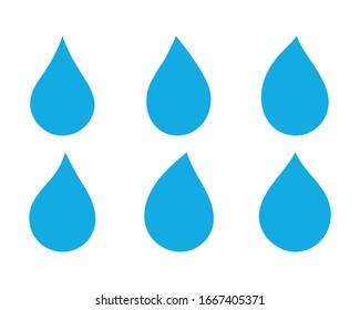 Water drop icon vector. Logo Template illustration design
