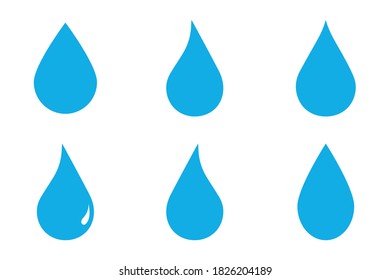 Water drop icon vector. Logo Template illustration design