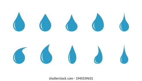 Water drop icon vector. Logo. illustration design