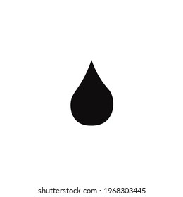 water drop icon vector on a white background