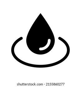Icono de caída de agua Icono de diseño Ilustración