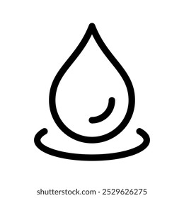 Water Drop Icon Vector Symbol Design Illustration