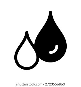 Ilustração de design de símbolo de vetor de ícone de gota de água