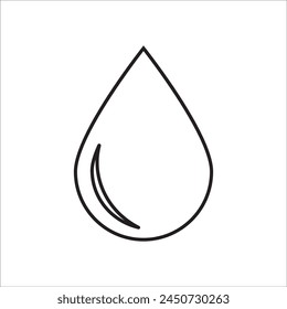 water drop icon vector template illustration logo design