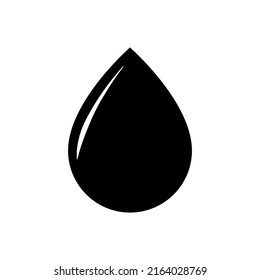 Water drop icon vector in trendy