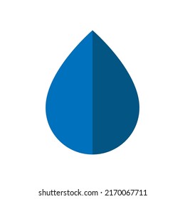 Wassertropfsymbol, Vektorgrafik-Trend