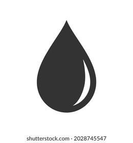 vector de icono de caída de agua para web, computadora y aplicación móvil