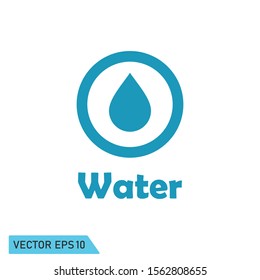 Water Drop Icon Vetor Logo template Design element