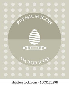 Water Drop Icon for Web. Application, Software & Graphic Design.