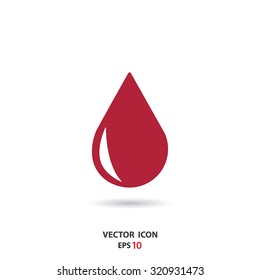 Water drop icon for web and mobile