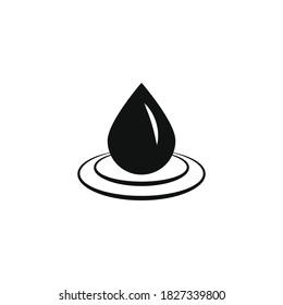 Icono de salto de agua para tu sitio web, logotipo, aplicación, interfaz de usuario, impresión de producto. Icono de la ilustración de vector de silueta plana