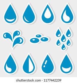 water drop icons