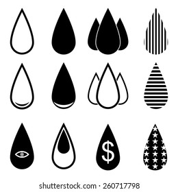 Water Drop Icons