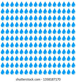 Water And Drop Icons Set. Water icons set isolated on white background. Modern water icons for design.