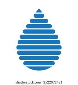 Water Drop Illustration Icon Logo Design