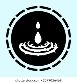 water drop illustration icon vectors